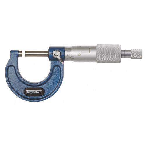 Fowler 52-253 Outside Micrometer – 4-5 Inch Range, Ratchet Stop, 0.001" Graduation, High Precision Measuring Tool