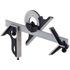 52-370-012-0 Fowler Combination Square, Square, Protractor and Center Head with 12" Blade