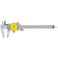 52-008-709-0 Fowler 0-150mm "Swiss-Style" Yellow Face Shockproof Dial Caliper