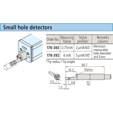 178-392 Mitutoyo Small Hole Detector for SJ Series (5um/4mN)