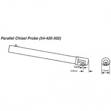 54-420-302-0 Fowler Parallel Chisel Probe for X-Pro .0004"
